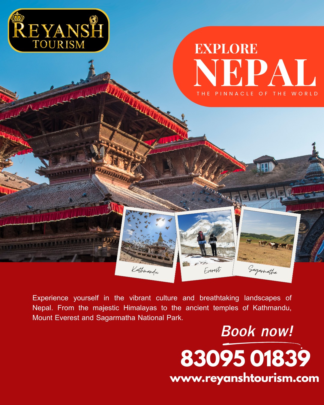 Nepal Tour Packages from Hyderabad | Affordable & Customized Trips