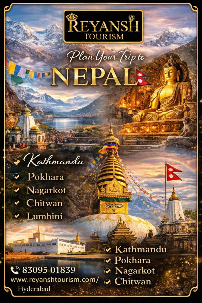 Nepal trip packages from Hyderabad