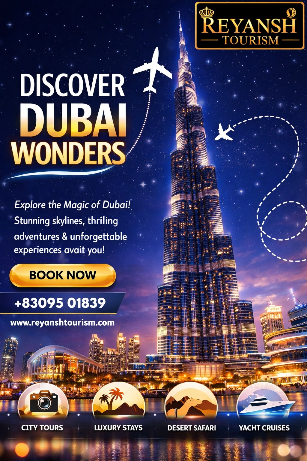 Dubai Holiday Packages with Flights | Best Dubai Travel Deals